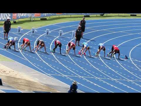 Ht3. 100m U18 Men, Australian Junior Championships, QSAC 16 April 2023