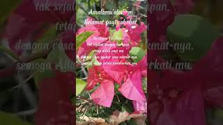 Download lagu Ucapan selamat pagi islami dan doa pagi #short mp3