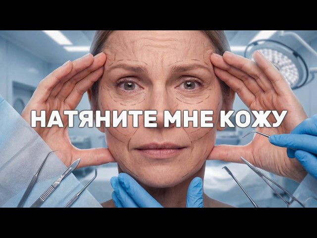 Натяните мне кожу, хочу, чтобы она была идеально натянута!