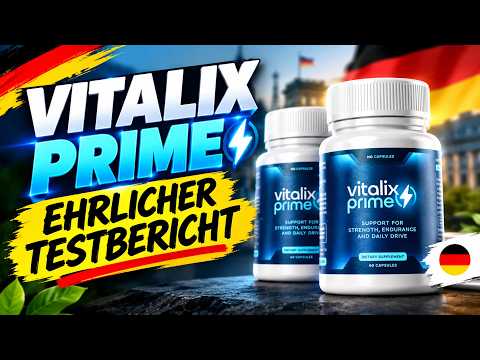 🔥 VITALIX PRIME CAPSULES DEUTSCHLAND BEWERTUNGEN – VITALIX PRIME WIRKT ES? - FUNKTIONIERT ES?