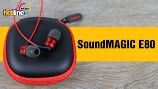 SoundMAGIC E80 Black Red (SME80BR) - відео 1
