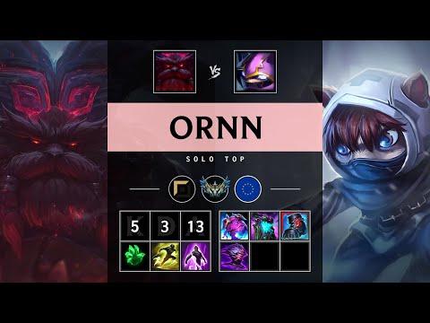Ornn Top vs Kennen - EUW Challenger Patch 25.13