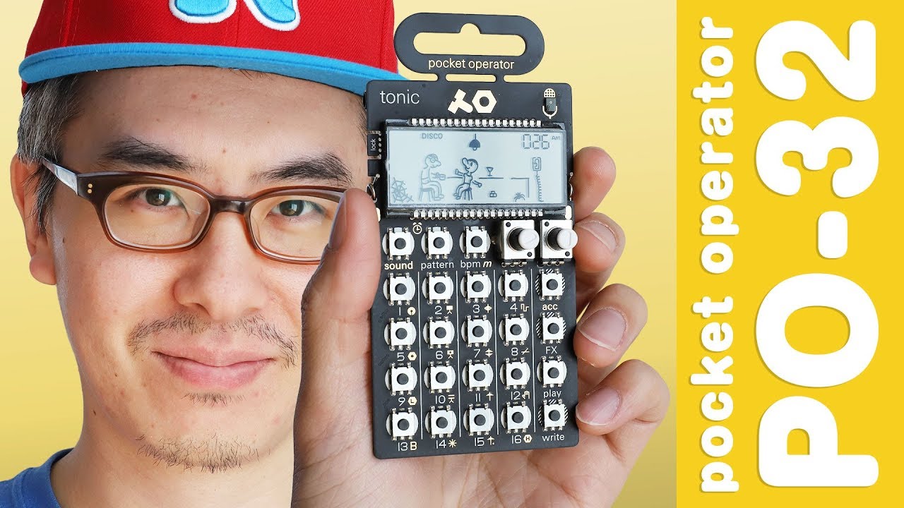 【最強のビートメイキングおもちゃを紹介しよう!#1】teenage engineering ポケットオペレーター PO-32 tonic