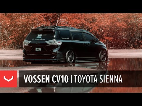Toyota Sienna | Vossen CV10 Concave Wheel | Unlimited Wraps Miami