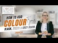 Adding Colour to Your Black, White and Grey Room | Colour Rescue with Maria Killam Episode 26.