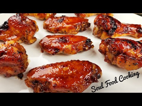 Easy Honey BBQ Wings Recipe - How to make Baked Honey BBQ Wings