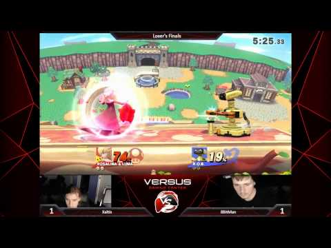 Versus Weekly 4/16/15 - Losers Finals - Xaltis (RosaLuma) vs. 8Bitman (ROB) - Smash 4