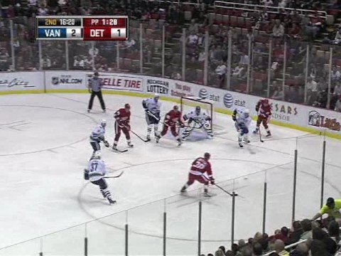 Canucks @ Red Wings 10/16/08
