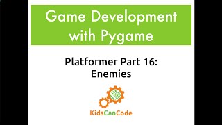 Pygame Platformer Part 16: Enemies