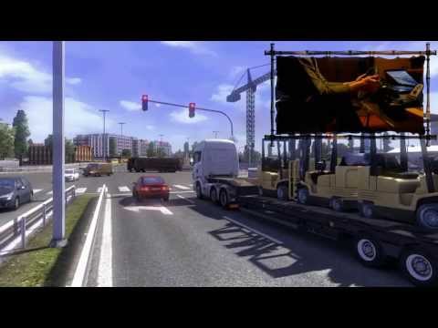 Logitech G27 & Euro Truck Simulator 2 : Lyon (France) to Torino (Italy) with Scania R500 - HD 1080p