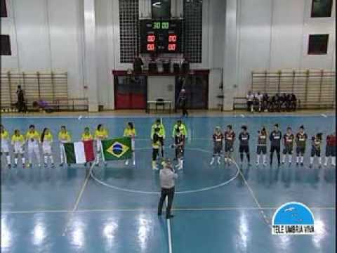 TG TELE UMBRIA VIVA  " TERNANA FUTSAL- FUTSAL ZURIQUE" AMICHEVOLE DISPUTATA AL PALA DI VITTORIO