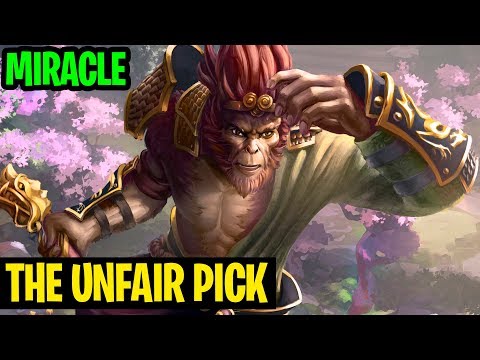 THE UNFAIR PICK - Miracle Monkey King - Dota 2