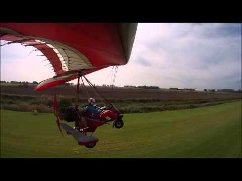 EHLE (Lelystad) naar Vliegeveld Middenmeer (Trike Flying: Lelystad to Middenmeer)