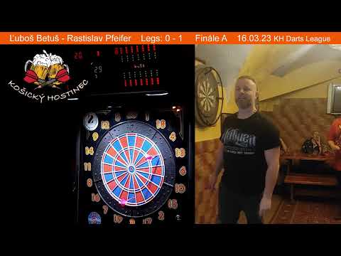 Ľuboš Betuš - Rastislav Pfeifer 16.03.23 (KH Darts League)