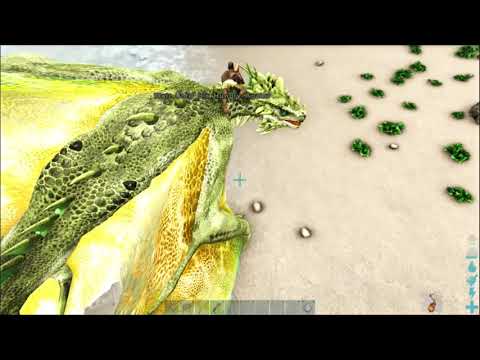 Best way to tame tropical crystal wyvern crystal isles map Ark Survival Evolved - Oglah