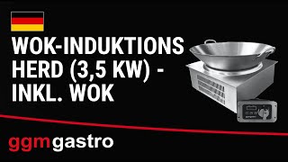 Wok à induction - 3,5 kW - 1 zone de cuisson - Ø 311mm - Bflex Digital - incl. wok