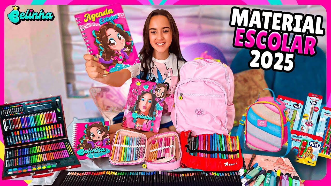 ORGANIZANDO MEU MATERIAL ESCOLAR 2025