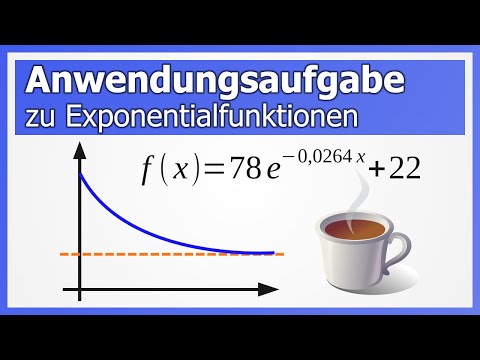 Anwendungsaufgabe zu Exponentialfunktionen: Tee kühlt ab | How to Mathe