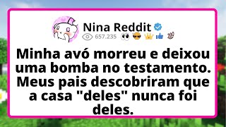Minha AVÓ morreu e deixou uma bomba no TESTAMENTO. Meus pais descobriram que a CASA 