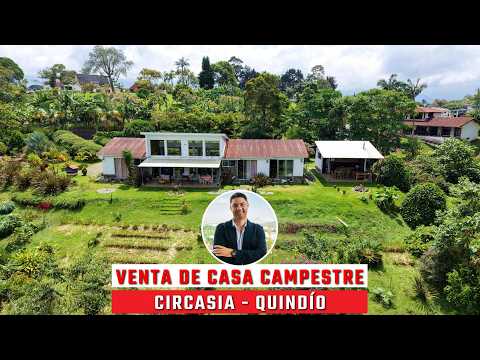 VENTA DE CASA CAMPESTRE EN CIRCASIA, QUINDÍO, COLOMBIA