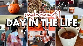 SINGLE MOM DAY IN THE LIFE VLOG | HOMESCHOOL, ERRANDS, CAR CLEANING *Single Mom Of 1*