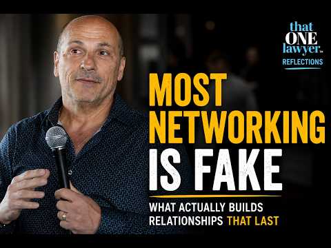 Most Lawyers Are Networking Wrong And It’s Costing Them Clients