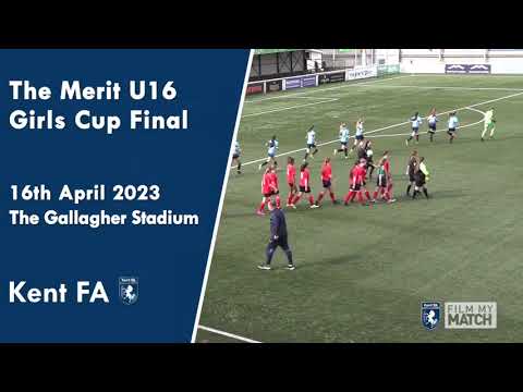 The Merit U16 Girls Cup Final,  Ebbsfleet UTD FC vs London City Lionesses FC, 16 April 2023