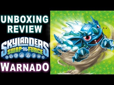 Skylanders Swap Force Wii U - Skylanders Warnado Lightcore Unboxing & Gameplay