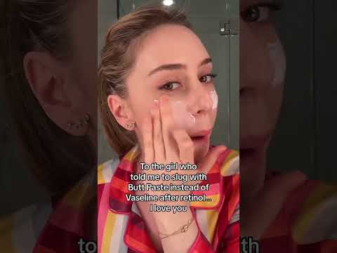 Slugging with Diaper Rash Cream #shorts