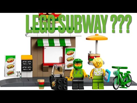 New Lego Subway Sandwich Shop 🥪