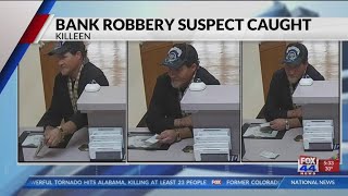 Killeen bank robbery suspect caught