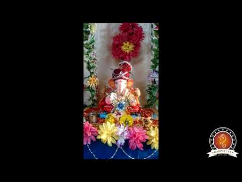 Kavita Unkule Home Ganpati Decoration Video