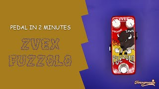 Video thumbnail for Pedal in 2 minutes | Zvex Fuzzolo by twangmania