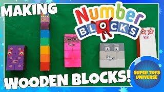 OMG!! We made wooden Numberblocks Figures 6 - 10 &