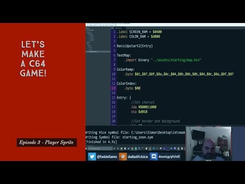 Lets Make a Commodore 64 Game - Episode 3- 20/7/2019