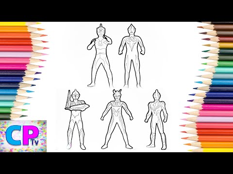 Ultraman Coloring Pages,Ultraman Ribut,Ultraman Zero...Coloring Pages Tv,Ultraman Drawing