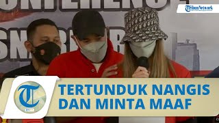 Tampil di Depan Publik Ditemani Ardi Bakrie, Nia Ramadhani Tertunduk Menangis dan Meminta Maaf