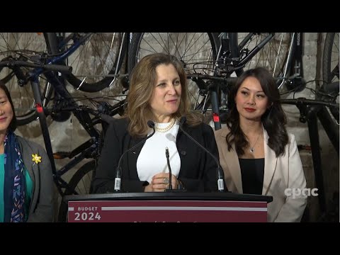Minister Freeland highlights budget investments to support small businesses – April 21, 2024