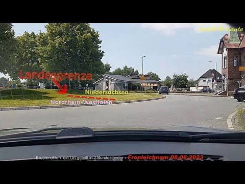 Bruchmühlen Fronleichnam 2023, die geteilte Stadt!