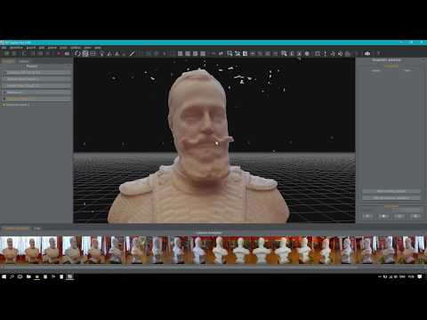 Create photogrammetry 3d scan with 3D Zephyr Free