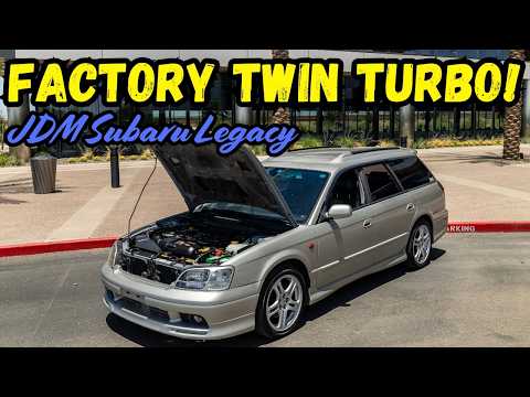 Factory Twin Turbocharged JDM Subaru Legacy GTB 6-speed