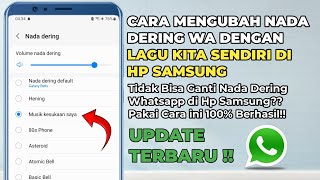Download lagu Cara Mengubah Nada Dering WhatsApp Dengan Lagu Kita Sendiri di Hp Samsung mp3 Download lagu Cara Mengubah Nada Dering WhatsApp Dengan Lagu Kita Sendiri di Hp Samsung mp3
