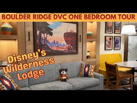 Disney's Boulder Ridge One Bedroom DVC Room Tour | Refurbished Room! | Wilderness Lodge