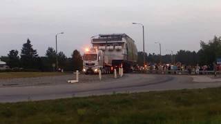 preview picture of video 'Silver Sky  aluksen kuljetus Mäntyluodosta Tampereelle Kankaanpään kautta'
