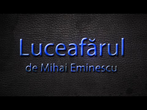 Luceafarul | Mihai Eminescu | Carti Audio | Poezii, Proza, Psalmi #mihaieminescu #luceafarul