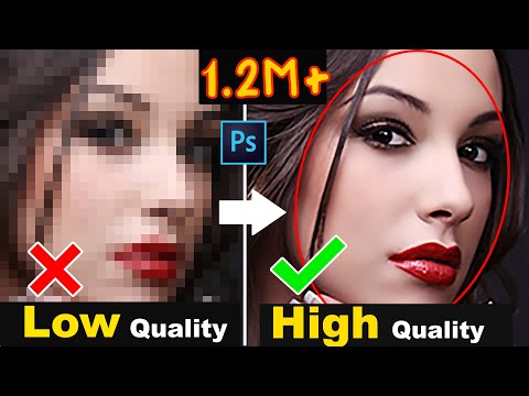 Depixelate Any Image in Photoshop | Convert Low-Res to High-Quality!🏆