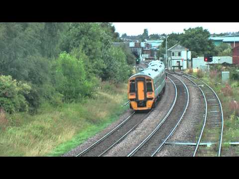158822 and 158837 on 1D14, 13:09, Birmingham International - Holyhead