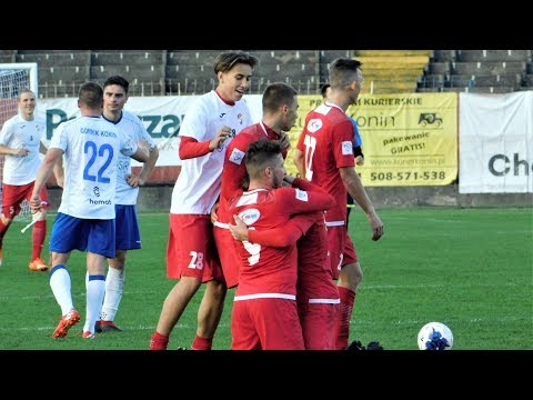 Gole z meczu Górnik Konin - Gwardia Koszalin (2:3)