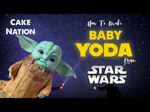 CAKE NATION | How To Make A Baby Yoda 3D Carved Cake Star Wars
