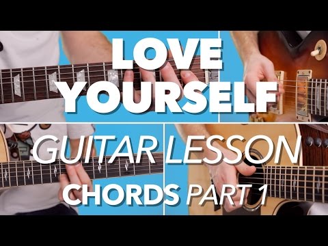 ► HOW TO PLAY | Love Yourself | Justin Bieber | Guitar Tutorial (Chords) FREE TAB
